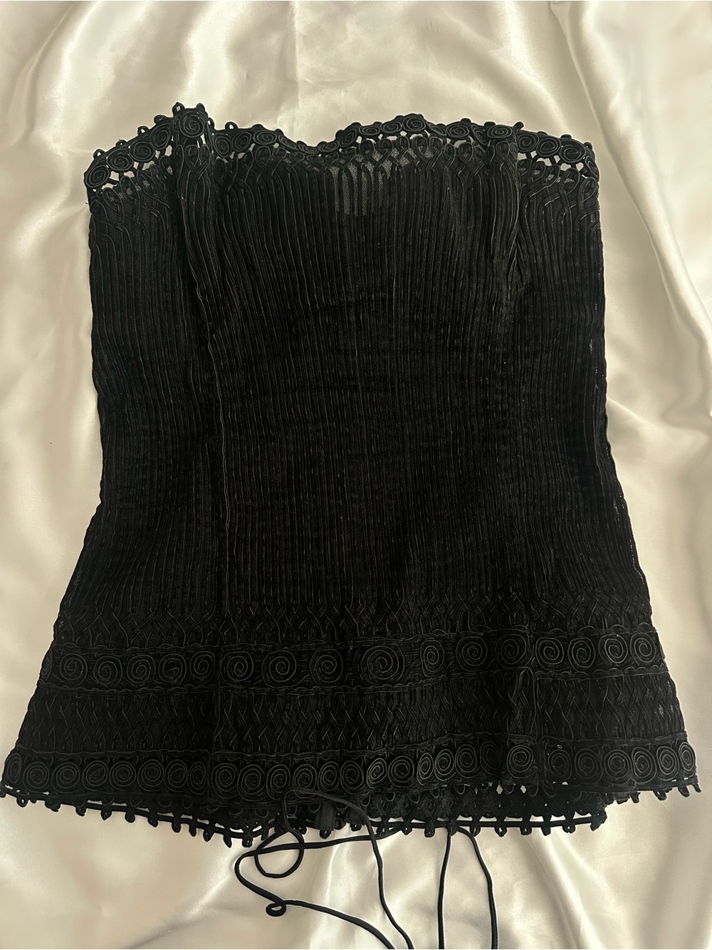 NWOT La Perla DEADSTOCK iconic vintage  Y2K La Perla black  corset - Picture 4 of 16